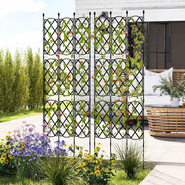 Garden Trellis for Climbing Plants 3-Pack Outdoor Plant Support Frame
