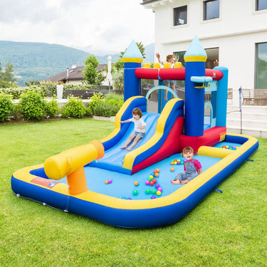 Inflatable Water Slide with Jumping House for Kids Aged 3+