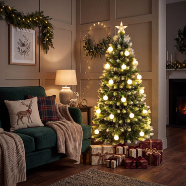 180cm/150 cm Artificial Fiber Optic Christmas Tree with 230/180 Branch Tips