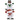 Christmas Light Sign Snowman with Stakes for Decoration