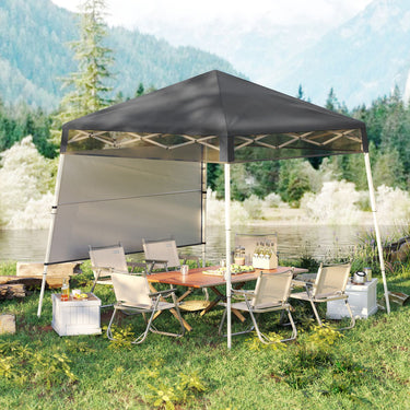 2.1 x 2.1 M Pop-Up Canopy Tent, Easy Setup Outdoor Sun Shelter