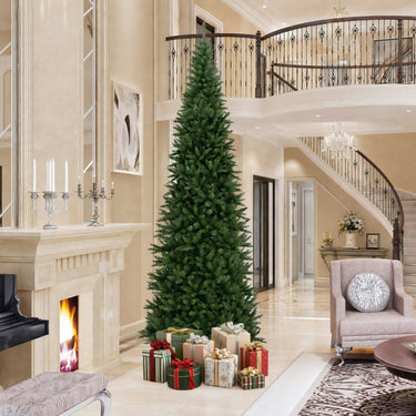 360cm Artificial Christmas Tree with 360° Quick Power Connector for Home Party Shopping Mall