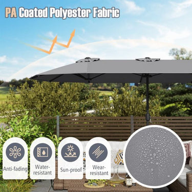 4 M Double-sided Patio Umbrella