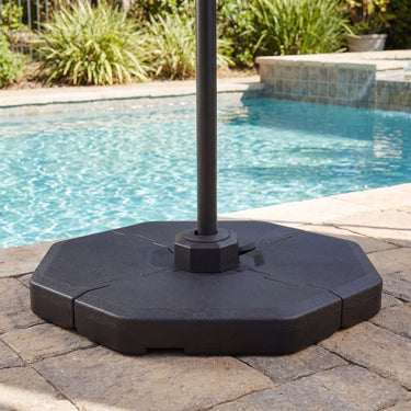 4 Pieces Cantilever Umbrella Base 192kg with Sealed Inlets and Handles