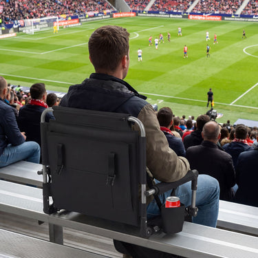 54 CM Foldable Stadium Seat with Back Support for Outdoor Sports Events