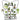 6-Tier Metal Plant Stand with 12 Metal Mesh Boards and 4 Hanging Hooks