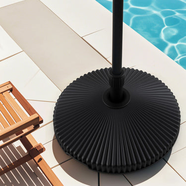 Fillable Umbrella Base with Shell Texture and 3 Couplers