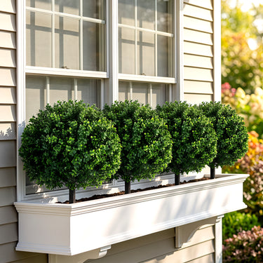 70 cm Artificial Boxwood Topiary Ball Tree Set with Ground Spike