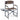 Lightweight Folding Camping Chair with Side Table and Cup Holder