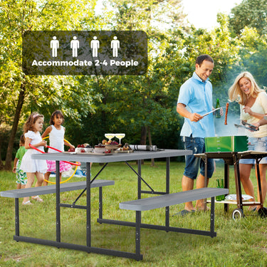 Picnic Table Bench Set for 2-4 People