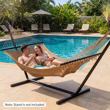 Caribbean Hammock for Outside 305 cm Double Hammock with Spreader Bar