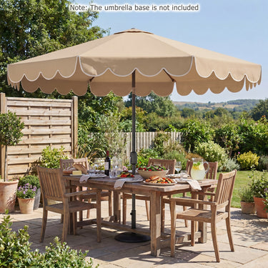 3M Patio Umbrella with Push Button Tilt and Crank