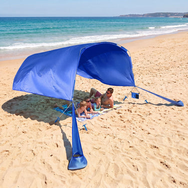 Wind Powered Beach Tent for 8 People with UPF50+ Protection for Beach