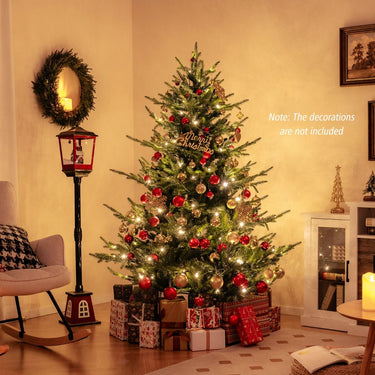 1.8M/2.1M Pre-lit Artificial Christmas Tree with 778/1090 Branch Tips and 240/340 Warm White LED Lights