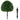 70 cm Artificial Boxwood Topiary Ball Tree Set with Ground Spike