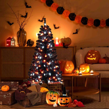 135CM Artificial Halloween Tree with 6 Lighting Modes and Music