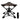 Folding Camping Stool 360° Swivel Hunting Chair with Anti-Sink Feet