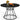 118 cm Round Dining Table for 4, Farmhouse Kitchen Table with Wooden Tabletop