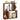 3-Tier Bookshelf Display Shelf for Small Space Wooden Nightstand