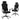 Ergonomic Office Chair with Headrest and Adjustable Backrest