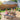 Fir Wood Toddler Outdoor Table Set w/2 Built-in Benches, Soft Seat Cushions, Removable & Adjustable Umbrella
