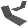 Outdoor Chaise Lounge Cushion, Patio Furniture Pad with Hook & Loop Fastener Fixing Straps - PatiojoyAU