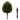 61 cm Artificial Cypress Topiary Ball Tree Set, 2 Pack Faux Cedar Bushes with Ground Spike