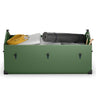 Waterproof Outdoor Storage Box, 658 L Outdoor Tarpaulin Deck Box with Ventilated Window - PatiojoyAU
