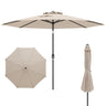 3M Patio Umbrella, Outdoor Heavy Duty Market Umbrella w/Tilt Mechanism, Crank Handle - PatiojoyAU
