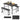 All-Weather HDPE Folding Picnic Table Set with 2 Benches