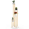 Indoor Metal Plant Stand, 125 CM Tall Corner Plant Shelf for Potted Plant - PatiojoyAU