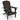 Patio Adirondack Chair with Rattan Padded Seat & Back