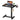 Mobile Standing Desk with Cup Holder and Headphone Hook