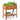 Raised Garden Bed 100 x 50 x 99 cm Outdoor Fir Wood Planter Box with Storage Shelf