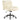 PU Leather Swivel Armless Desk Chair with Wide Backrest Seat and Adjustable Height