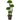 90 cm Artificial Cedar Topiary Tree with Rattan Trunk Cement Filled Pot