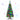 1.37 M Artificial Pencil Christmas Tree with 150 Colorful LED Lights and Foldable Metal Stand