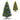 1.2/1.5/1.8/2.1/2.4 M Pre-Lit Artificial Christmas Tree with Multicolored LED Lights for Festival