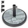 16 KG Patio Umbrella Base w/ 3 Adapters, Built-in Cement, Fit Umbrella Poles 35/38/48 mm - PatiojoyAU