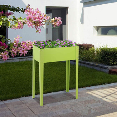 Elevated Raised Planter, Raised Garden Bed w/Legs & Ample Planting Space,61 x 31 x 80 cm