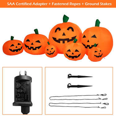 2.3M Halloween Inflatable Pumpkin Patch for Indoor Outdoor