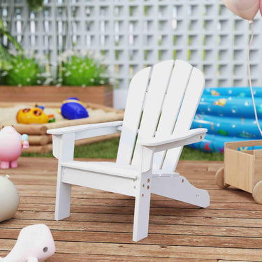 Kid's Adirondack Chair with Ergonomic Design for Toddlers Boys Girls Ages 3-8 Years Old