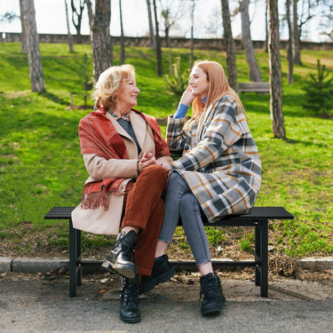 2-Person Outdoor Bench, 120 cm Outdoor Chair with Slatted Seat, Plastic Coated Iron Frame - PatiojoyAU