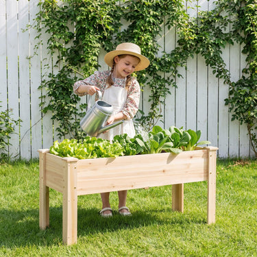 Wooden Raised Garden Bed with Legs