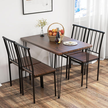 5-Piece Dining Table Set for Small Space