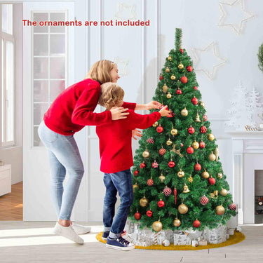 Artificial Christmas Tree Xmas Pine Tree with Solid Metal Legs