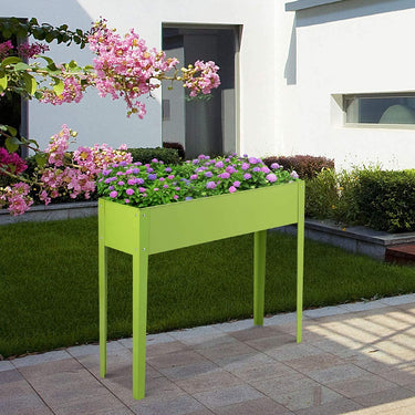 Raised Garden Bed, Elevated Growing Planter Box W/Legs & Bottom Drainage Holes