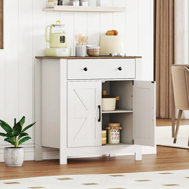 Coffee Bar Cabinet with 5-Level Adjustable Shelf and 2 Doors