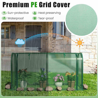 118 x 55 x 60cm Outdoor Indoor Portable Garden Patio Greenhouse