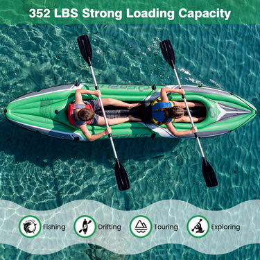 Inflatable Kayak 2 Person, 11.5 FT Tandem Touring Kayak